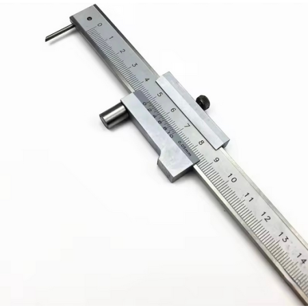Suwmiarka traserska 0-200 200 mm z rysikiem węglikowym INOX + RYSIK